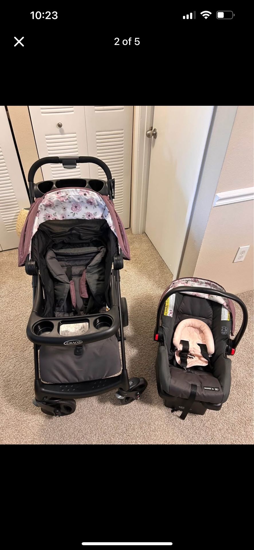 Baby Stroller + Car seat / Base