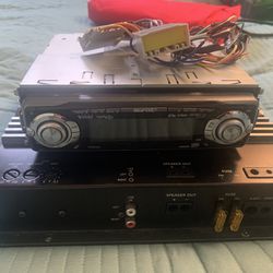 Car Stereo And Amplifier