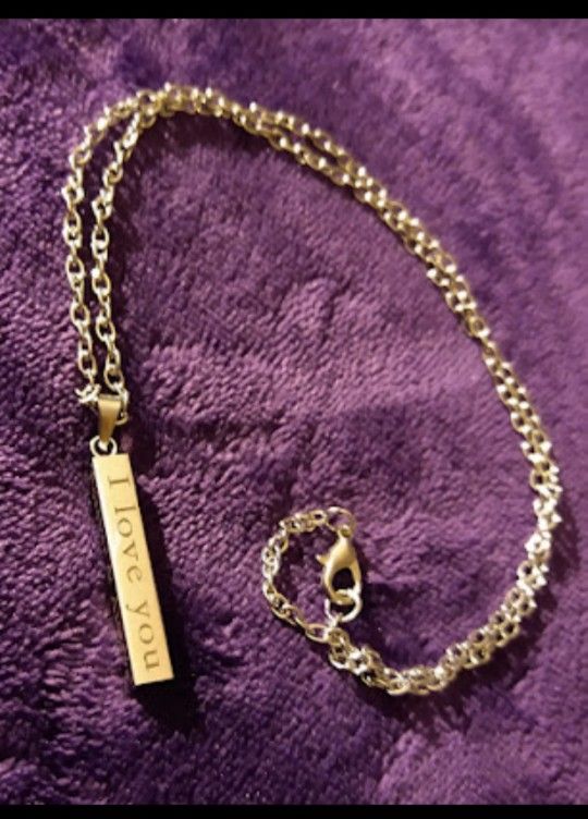 LOVE YOU Necklace/Pendant