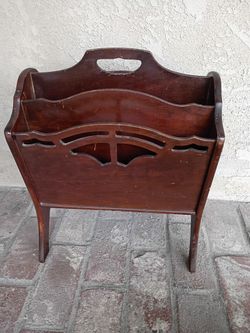 Antique Magazine Rack