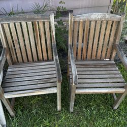 Teak Wood Lawn Chairs