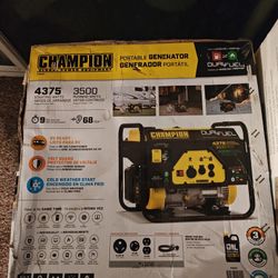 4375/3500-Watt Recoil Start Gasoline and Propane Powered Dual Fuel Portable Generator with CO Shield