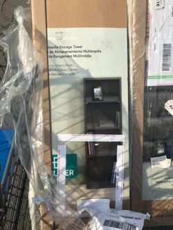 Cherry Wood Media Storage Towers (2)