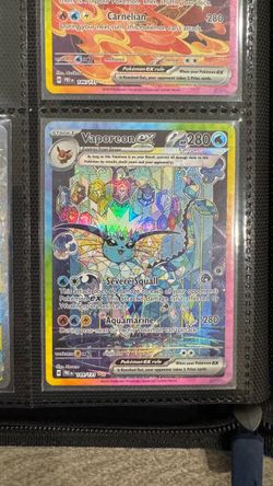 Pokemon Vaporeon SIR Prismatic Evolutions