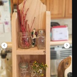 Small Wooden Shelf $20