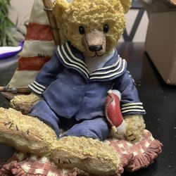 Vintage Teddy Bear Sailor Musical 