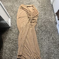 JLUXLABEL Pecan Hannah Slinky Skirt