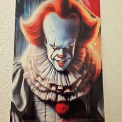 Pennywise 12x18 Inch Aluminum Portrait