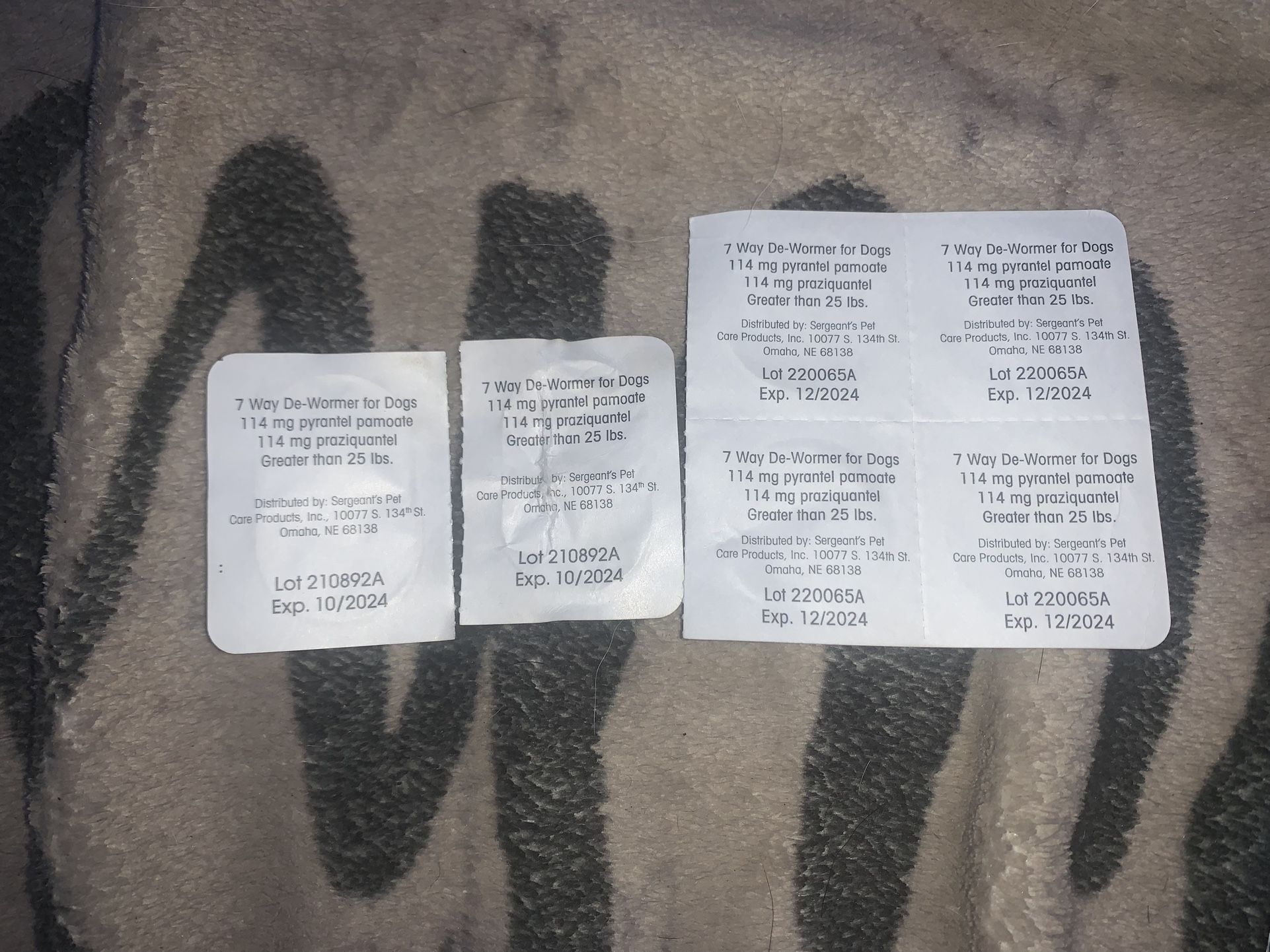 SENTRY Worm X Plus 7 Way De-Wormer for Large Dogs 6 Chewable Tablets