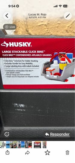 Stackable click bins
