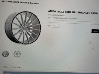 Asanti Abl-14  19x 8.5