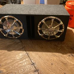 12’s Dual Speakers  In Box