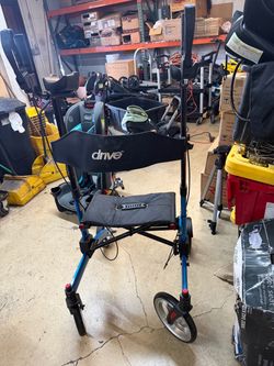 Drive Lightweight Folding Wheelchair – Blue