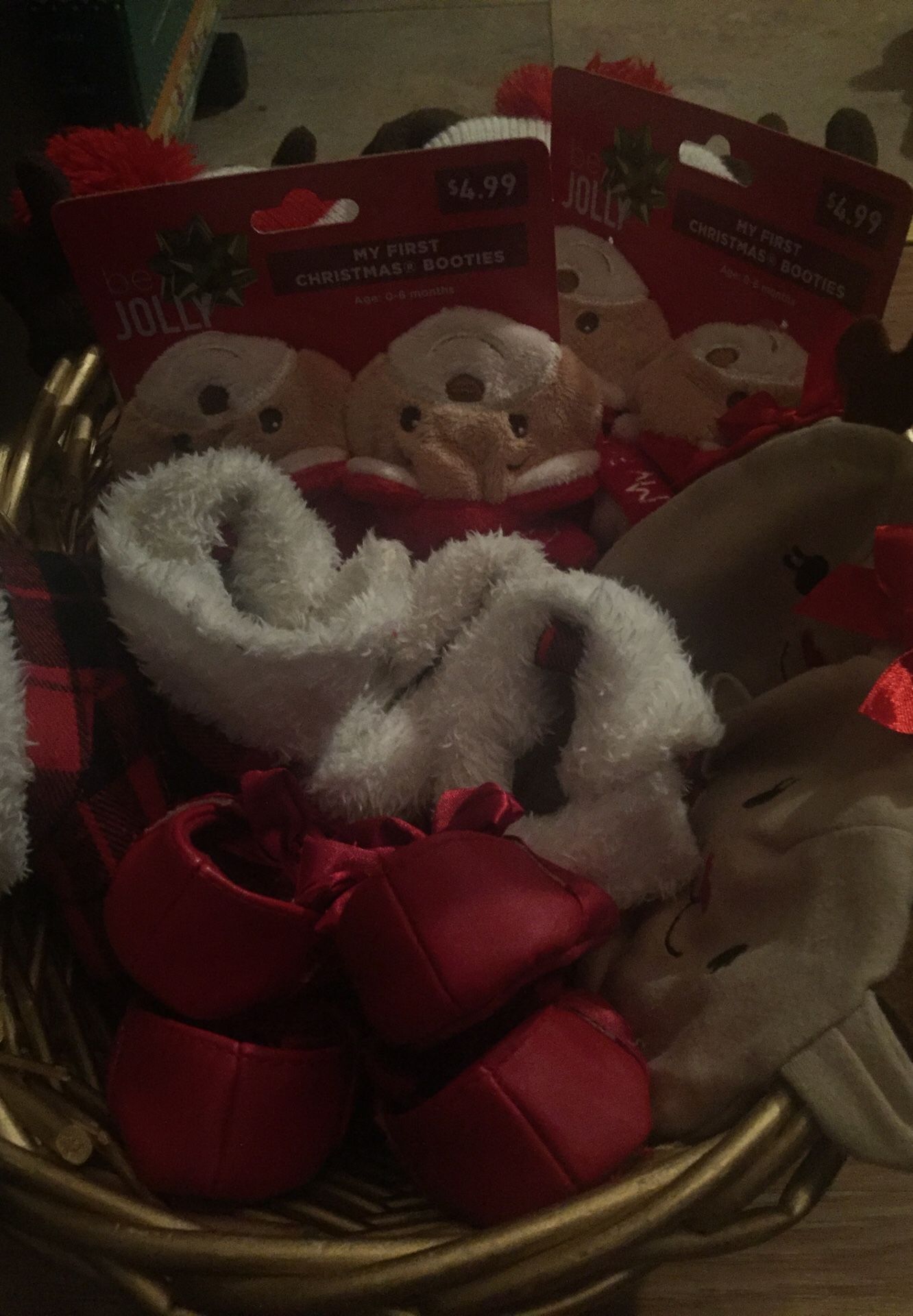 Twin baby girls Christmas stuff