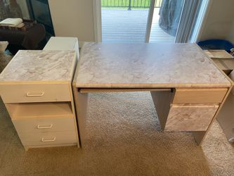 Desk with matching drawers