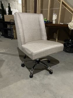 Fabric swivel chair
