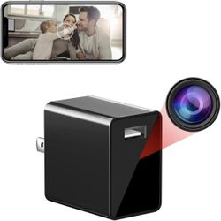 Spy Camera - WiFi Small Nanny Cam - Mini Wireless USB Charger Camera - Motion Detection - 140 Degree Wide Angle - Remote Access