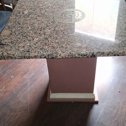 Marble table never used for family meal very heavy in great condition