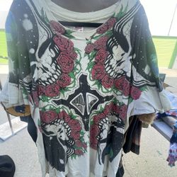 1994 GRATEFUL DEAD AOP space Your Face Vintage Shirt