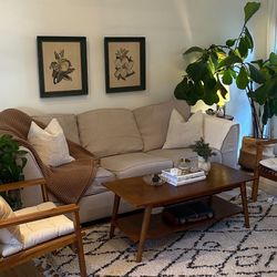 Free Off White Sofa 92”