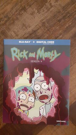 Brand new blu-ray Rick and Morty digital copy already used Blu-ray never used