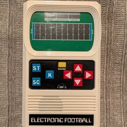 Vintage Handheld Football Video Game
