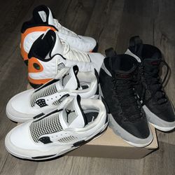 3 PACK !! RETRO JORDAN !!SIZE 8’s