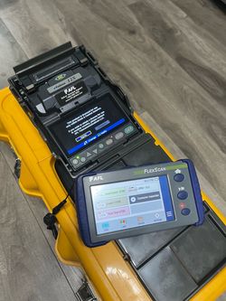 Fusion Fiber Splicer  and Single Mode Fiber AFL OTDR Meter