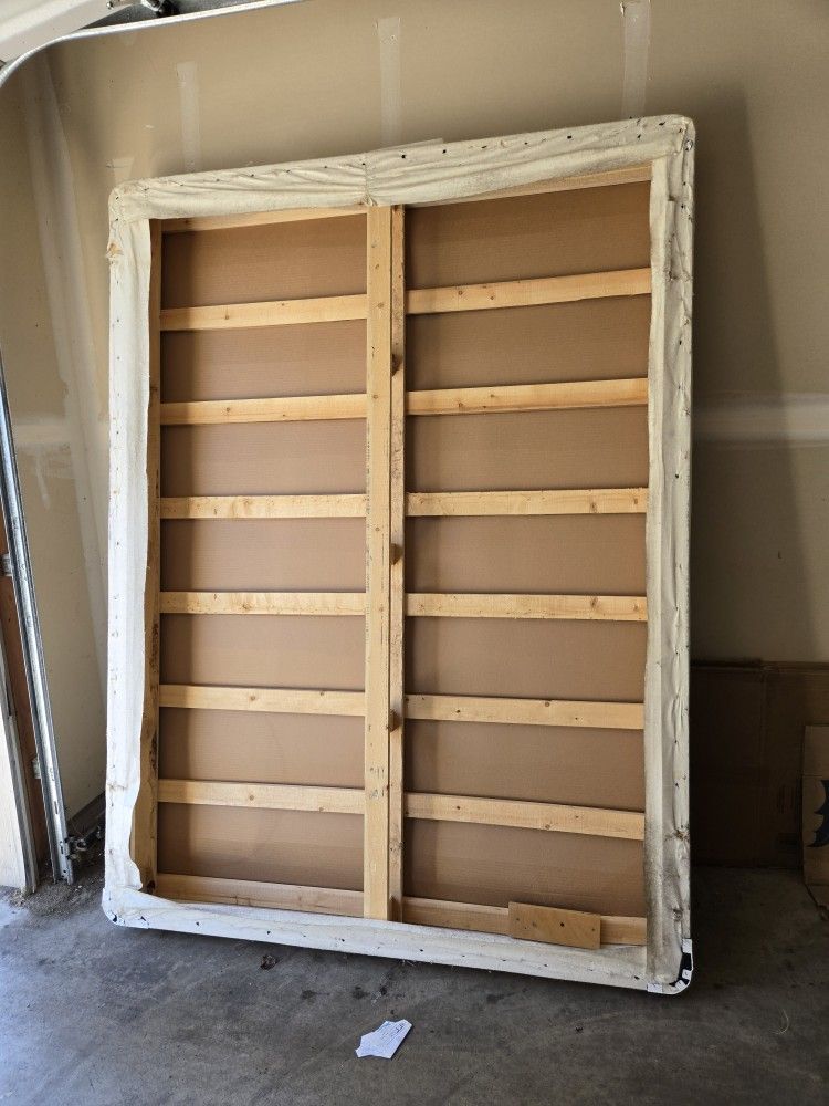 Queen Sized Bed Wooden Box Frame