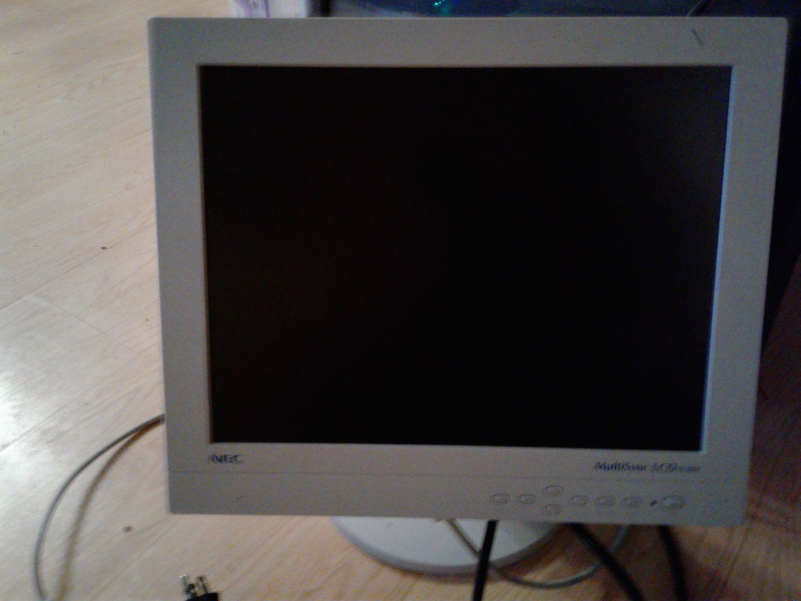 Multisync NEC LCD flat screen 15 in. computer monitor