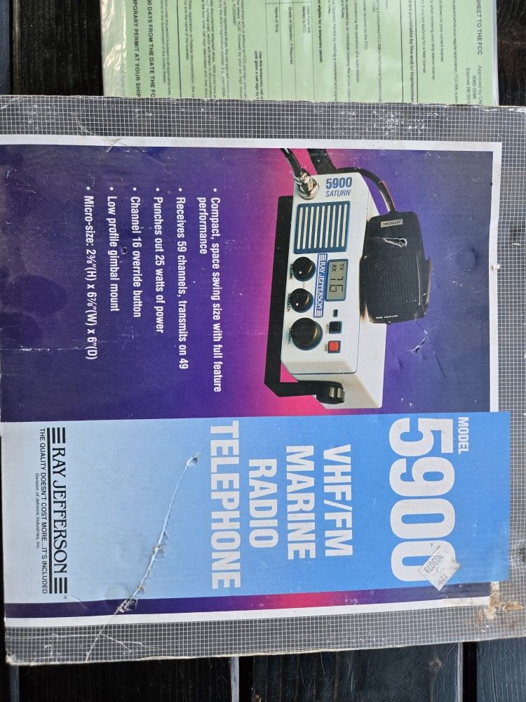 Vhf/ft Marine Radio Telephone By Ray Jefferson