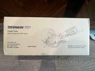 Dovaman MCS01A Mini Circular Saw with Laser