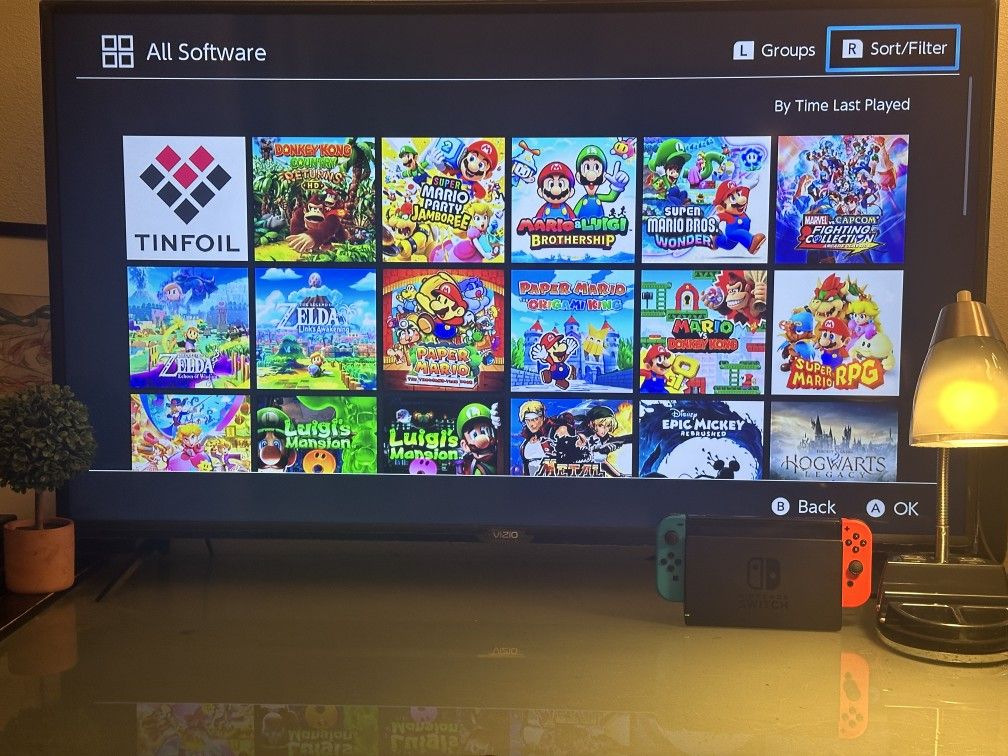Nintendo Switch With Games