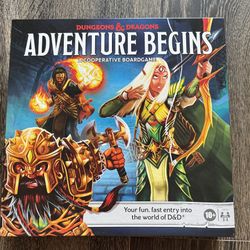 Dungeons & Dragons Adventure Begins, Cooperative Fantasy Board Game, Fast Entry to The World of D&D, Family Game for 2-4 Players, 10 and Up