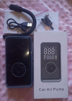 Portable car air pump