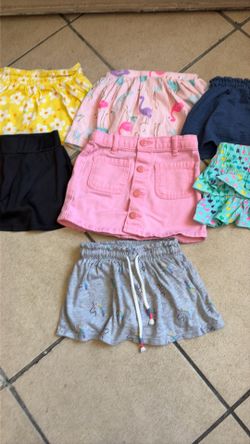 Toddler girl clothes size 2t summer skorts bundle (7pcs)
