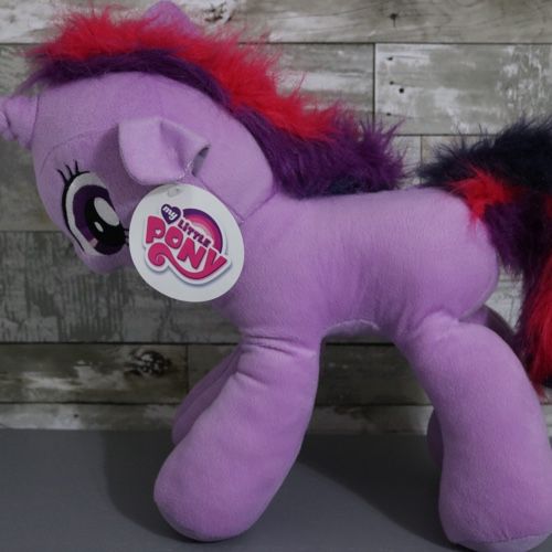 Brand new My Little Pony Plush Stuffed Animal Twilight Sparkle Purple Unicorn 20" X 16"