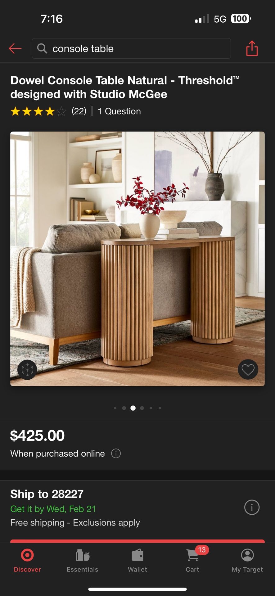 Console Table