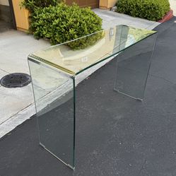 Glass Console Table 