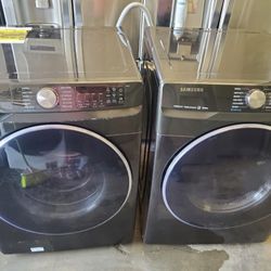Samsung Washer And Gas Dryer (Semi New)