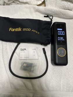 Portable Tire Inflator And Pump With Power Bank Flashlight