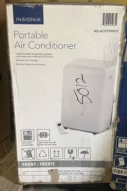 Insignia™ - 300 Sq. Ft. Portable Air Conditioner - White