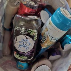 Bath And Bodyworks Lotions, Sprays, And Soap.