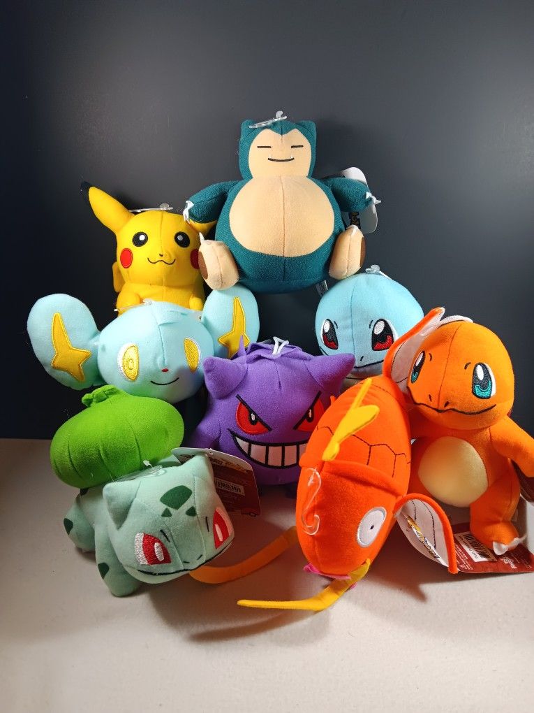 Pokemon Nintendo Collection Pikachu Plush dolls 6-9" Stuffed Animals