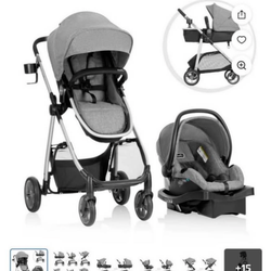 Evenflo Omni travel system gray