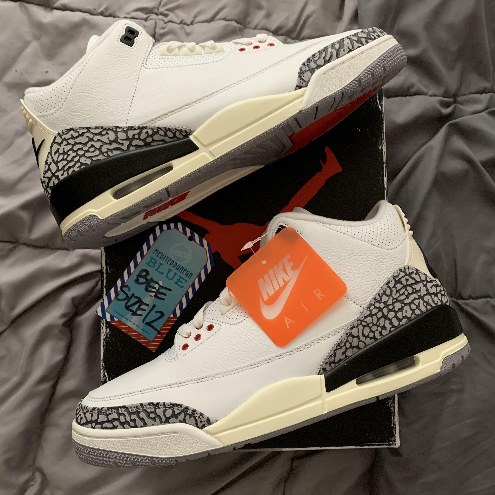 Nike Air Jordan 3 Reimagined Size 12 