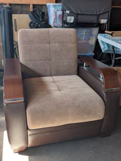 3-in-1 Armchair: Storage Chair & Toddler Sleeper