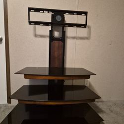 Tv Stand and Glass Shelving 
