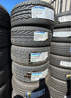 18” Toyo Extensa HP II Tires Sale New In Stock Now! Size 235/45R18