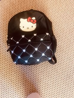 Hello Kitty Black Mini Backpack